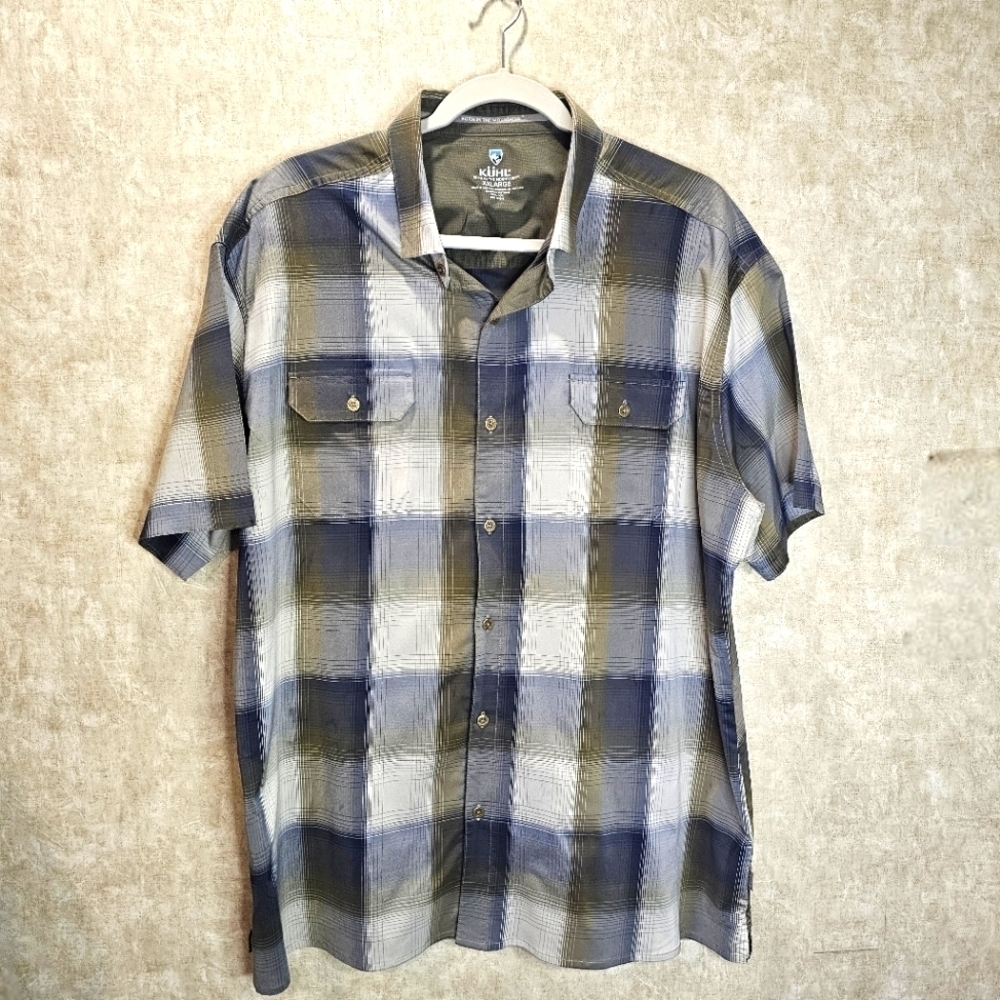 KUHL STYK Shirt  UPF 30+ Short Sleeve Shirt In Rolling Hills NWOT - Picture 3 of 10